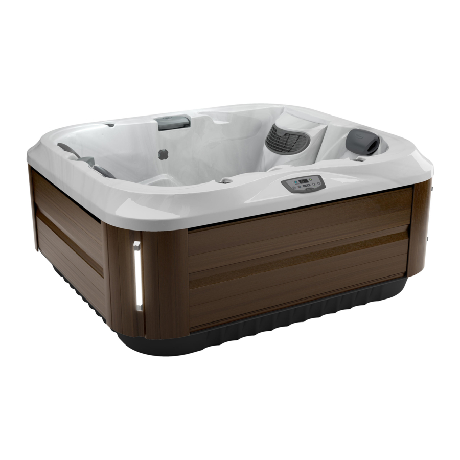 JACUZZI J-300 HOT TUB INSTALLATION MANUAL AND USE & MAINTENANCE ...