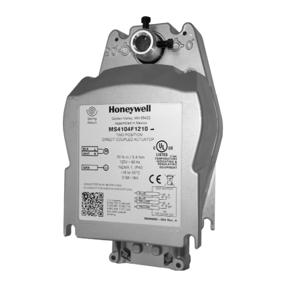 HONEYWELL MS4104F1010 CONTROLLER MANUAL ManualsLib
