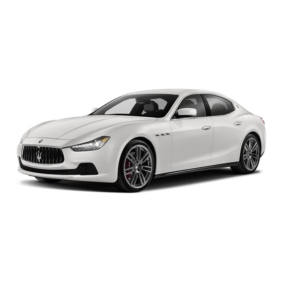 MASERATI GHIBLI 2019 AUTOMOBILE OWNER'S MANUAL | ManualsLib