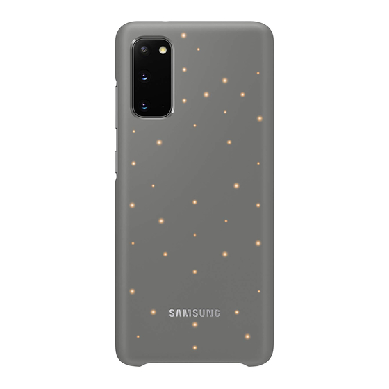 User Manuals: Samsung EF-KG980 LED Back Cover
