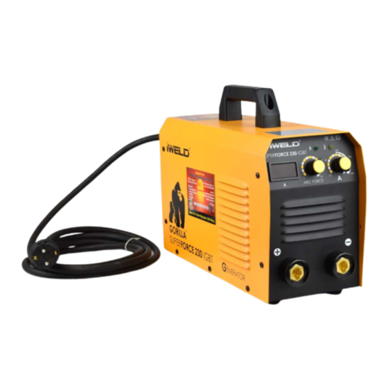 iWeld GORILLA SUPERFORCE 230 IGBT User Manual