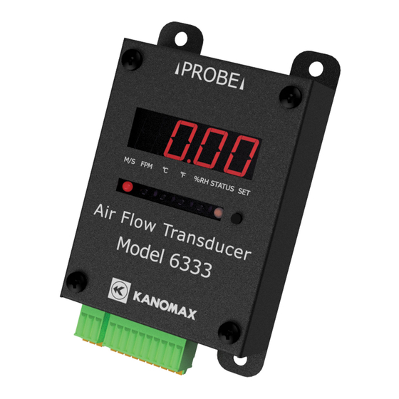 Kanomax 6333 User Manual