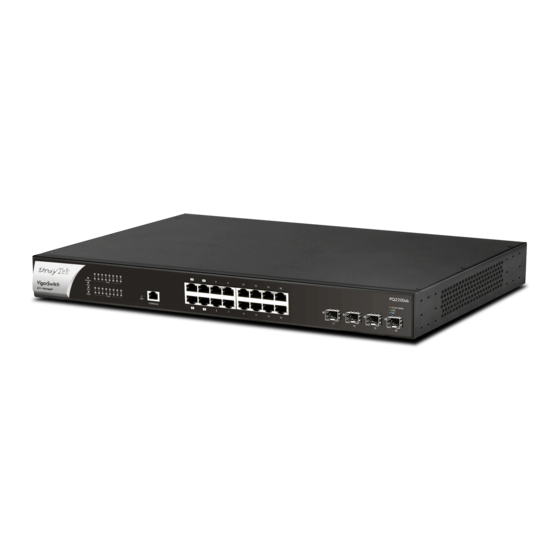 Draytek VigorSwitch PQ2200xb Quick Start Manual