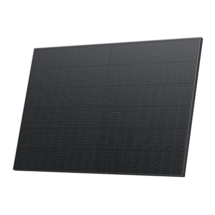 Ecoflow W Rigid Solar Panel Manual Manualslib