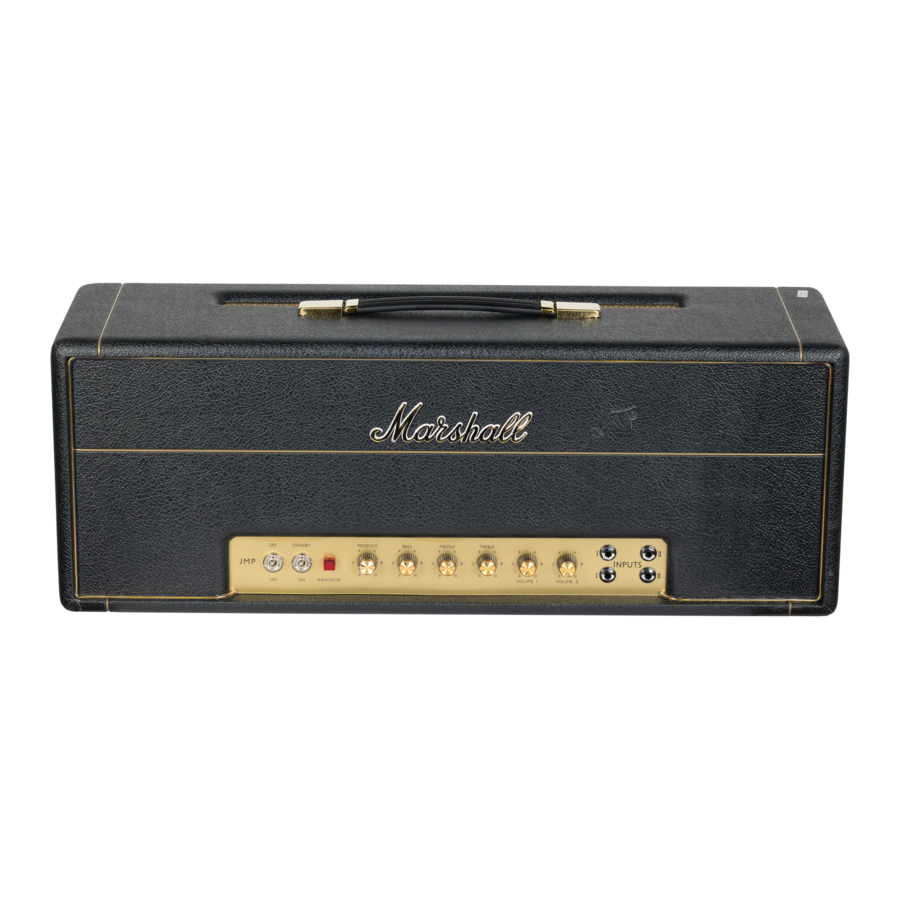 Marshall 1987, 1959, 2204, 2203, 4010 Manual