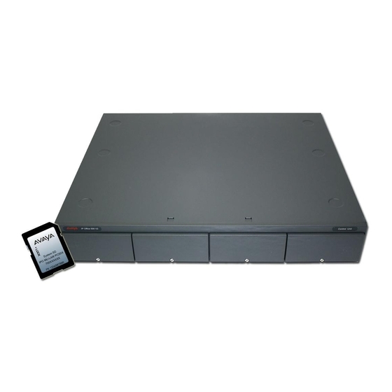 Avaya IP Office Installation Manual