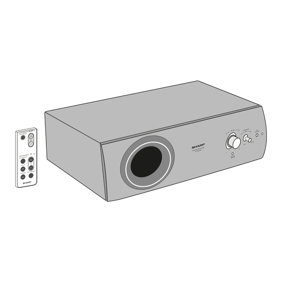 Sharp CP-SW1000W Operation Manual