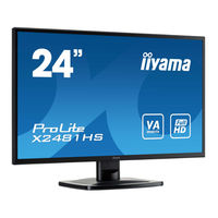 Iiyama ProLite XB2481HS User Manual