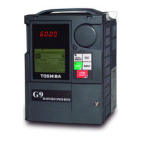Toshiba ACE-tronics G9 ASD Installation And Operation Manual
