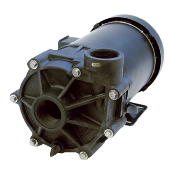 PENTAIR POOL PRODUCTS SHURFLO NORYL SERIES OPERATING INSTRUCTIONS