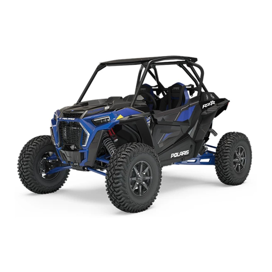 POLARIS RZR XP TURBO S 2019 OWNER'S MANUAL FOR MAINTENANCE