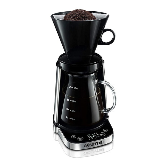  Gourmia GCM1835 10-Cup Automatic Drip Coffee Maker