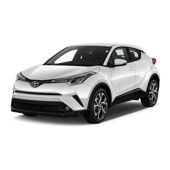 Toyota C-HR 2019 Quick Reference Manual