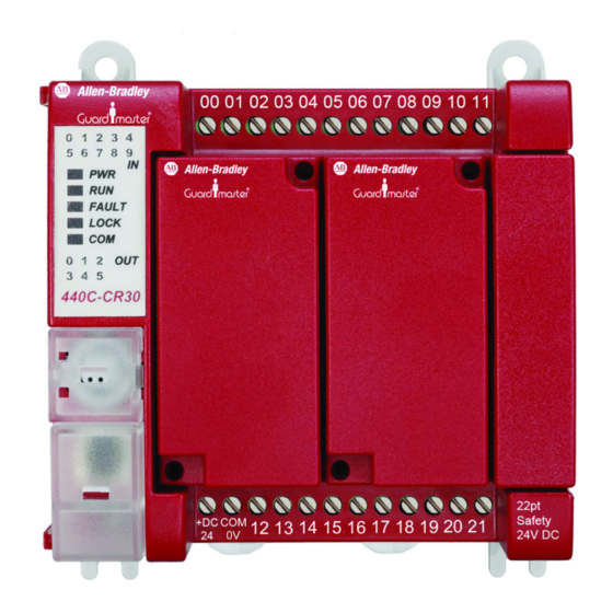 ROCKWELL AUTOMATION ALLEN-BRADLEY GUARDMASTER 440C-CR30 WIRING DIAGRAM ...