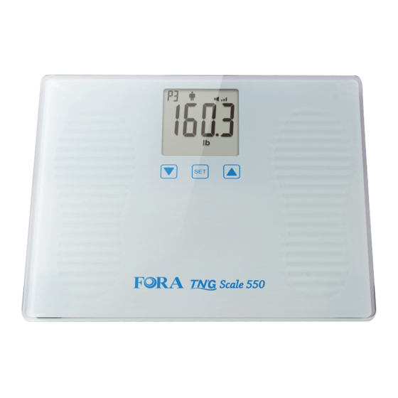 Fora TN'G W550 Bluetooth Weight Scale with Talking Function