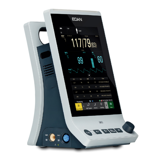 EDAN IM3 USER MANUAL Pdf Download ManualsLib