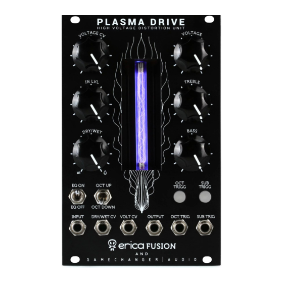 Erica Synths FUSION PLASMA DRIVE Manual