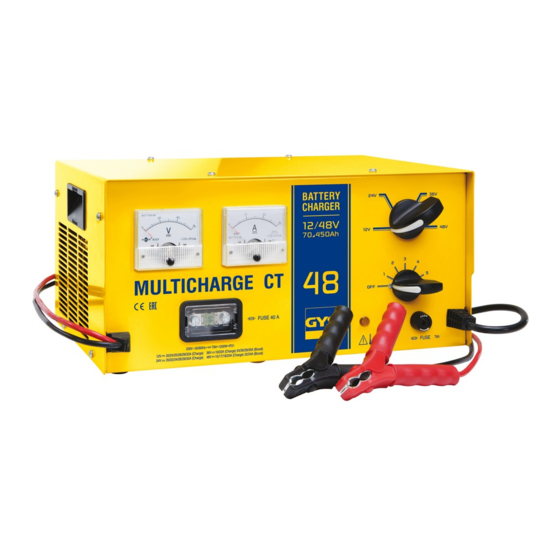 GYS MULTICHARGE CT 48 Manual