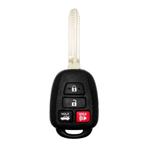 Car Keys Express Simple Key TORH-E4TZ1SK Manuals