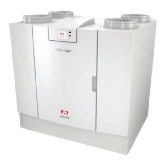 ubbink Ubiflux Vigor W600 Installation Instructions Manual