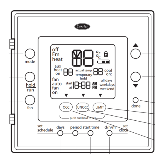 Carrier Comfort Pro Owner's Manual