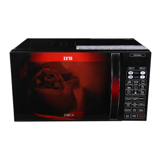 ifb convection microwave oven 23sc3 user manual