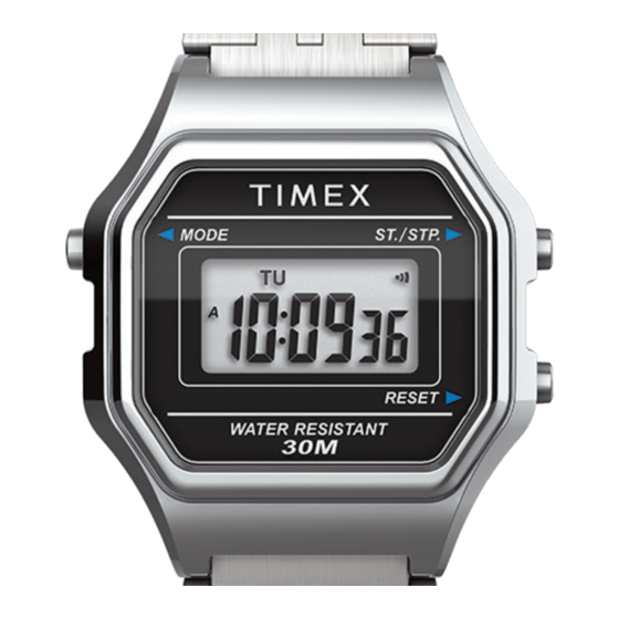 Timex Mini Digital User Manual