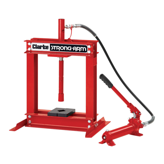 CLARKE STRONGARM CSA4B OPERATION & MAINTENANCE INSTRUCTIONS MANUAL Pdf