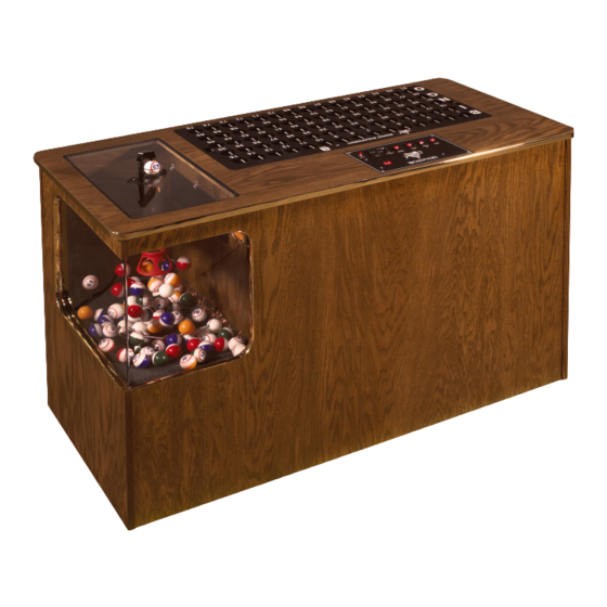 ARROW INTERNATIONAL CAPITOL BINGO SENATOR OPERATOR'S MANUAL Pdf