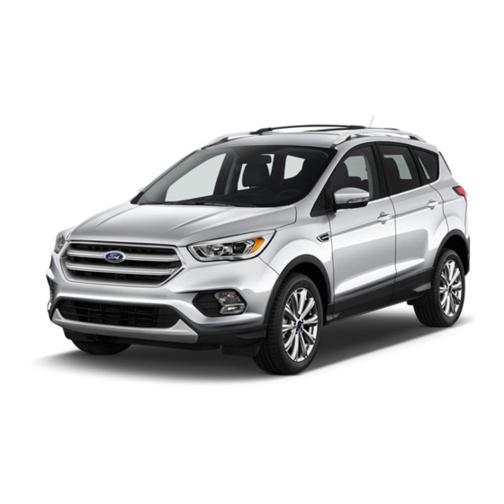 FORD ESCAPE 2019 QUICK REFERENCE MANUAL Pdf Download | ManualsLib