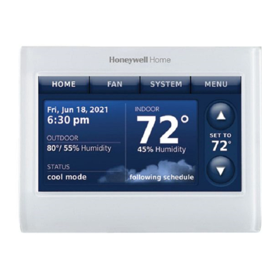 HONEYWELL HOME PRESTIGE YTHX9421R PRODUCT INFORMATION Pdf Download ...