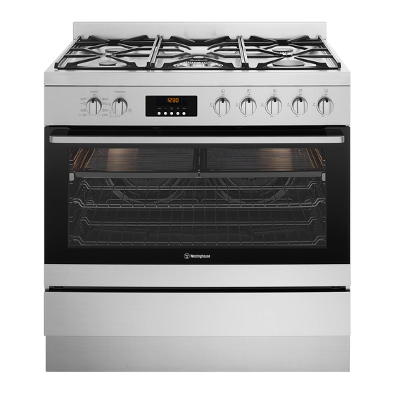 westinghouse 900mm freestanding oven manual