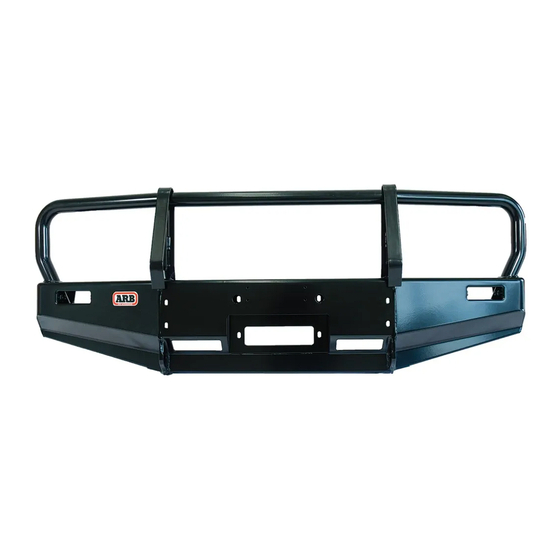 ARB DELUXE BULL BAR Fitting Instructions Manual