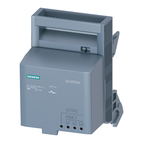 Siemens 3NP19-1GB Series Operating Instructions Manual