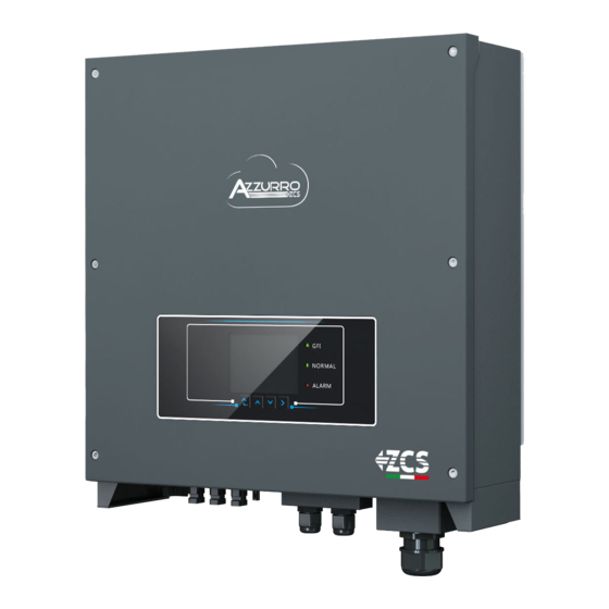 ZUCCHETTI 3PH 10KTL-15KTL-V2 User Manual