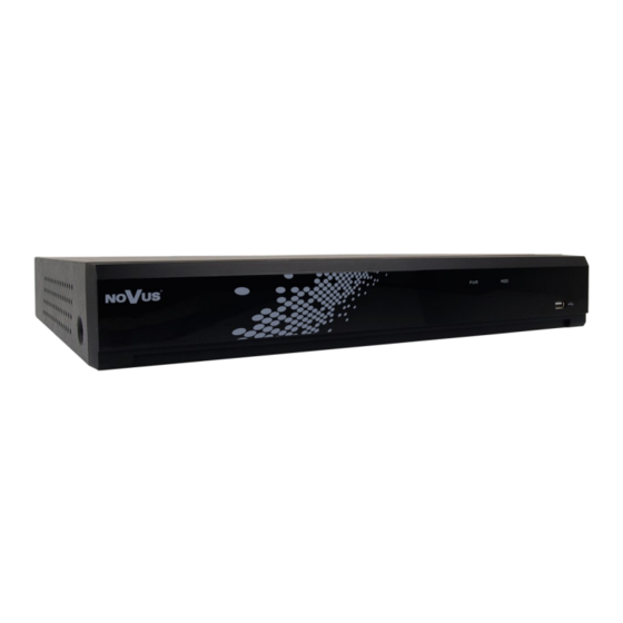 Novus NVR-4204P4-H1/F Quick Start Manual
