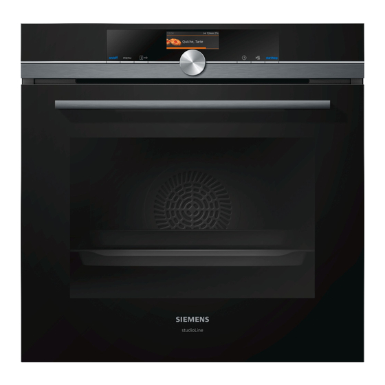 Siemens HB876G8 6 Series User Manual And Installation Instructions