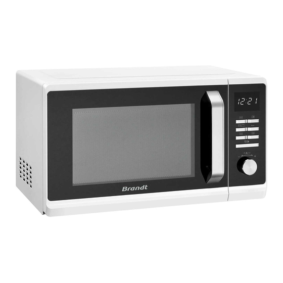 Brandt GE2300W Instruction Manual