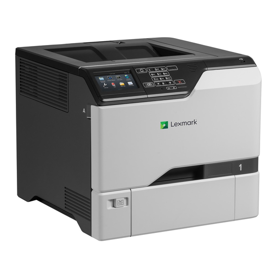 Lexmark CS720 Service Manual
