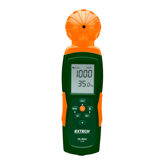 Extech Instruments CO240 User Manual