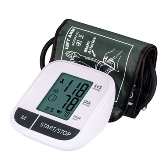 LifeHood TMB-2085 Wrist Blood Pressure Monitor User Manual