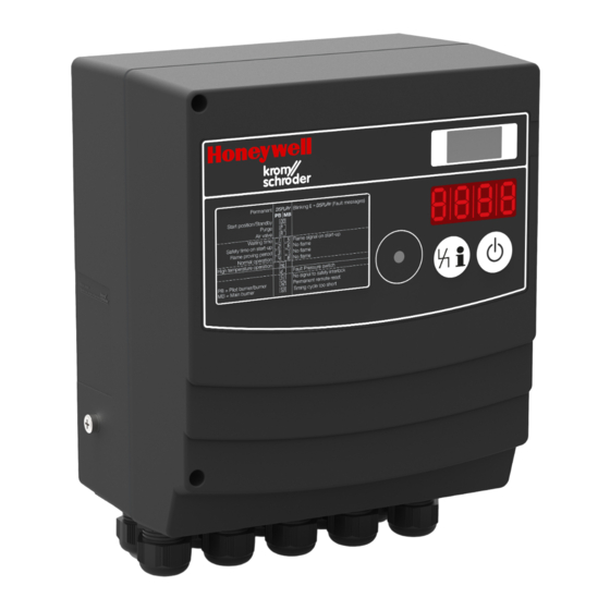 KROM SCHRODER BCU 46 SERIES OPERATING INSTRUCTIONS MANUAL Pdf Download