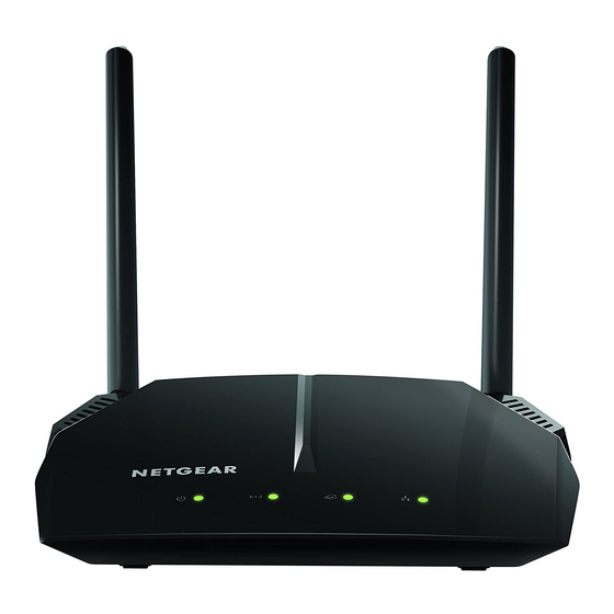 NETGEAR R6120 QUICK START MANUAL Pdf Download ManualsLib