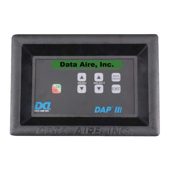 DATA AIRE DAP III OPERATION MANUAL Pdf Download ManualsLib