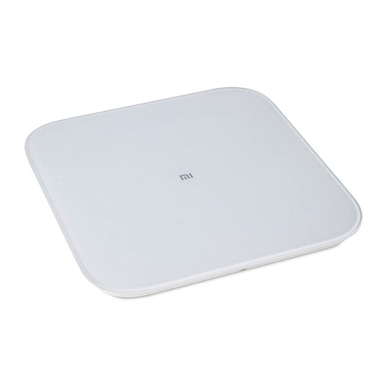 User manual Xiaomi Mi Smart Scale (English - 2 pages)