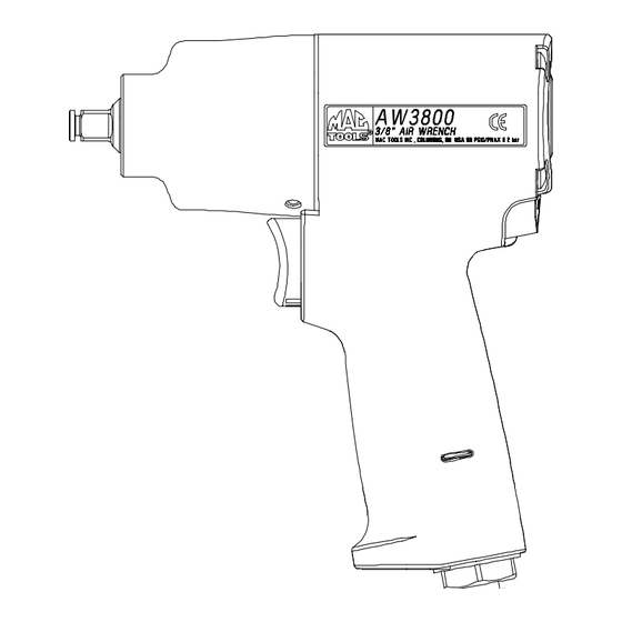 MAC TOOLS AW3800 Ultra Duty Instructions Manual