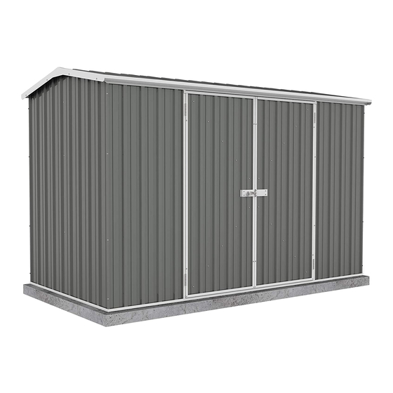 ABSCO SHEDS 30152GK Assembly & Instruction Manual