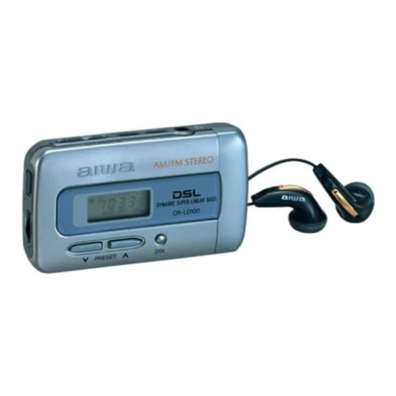 Aiwa CR-LD100 Service Manual