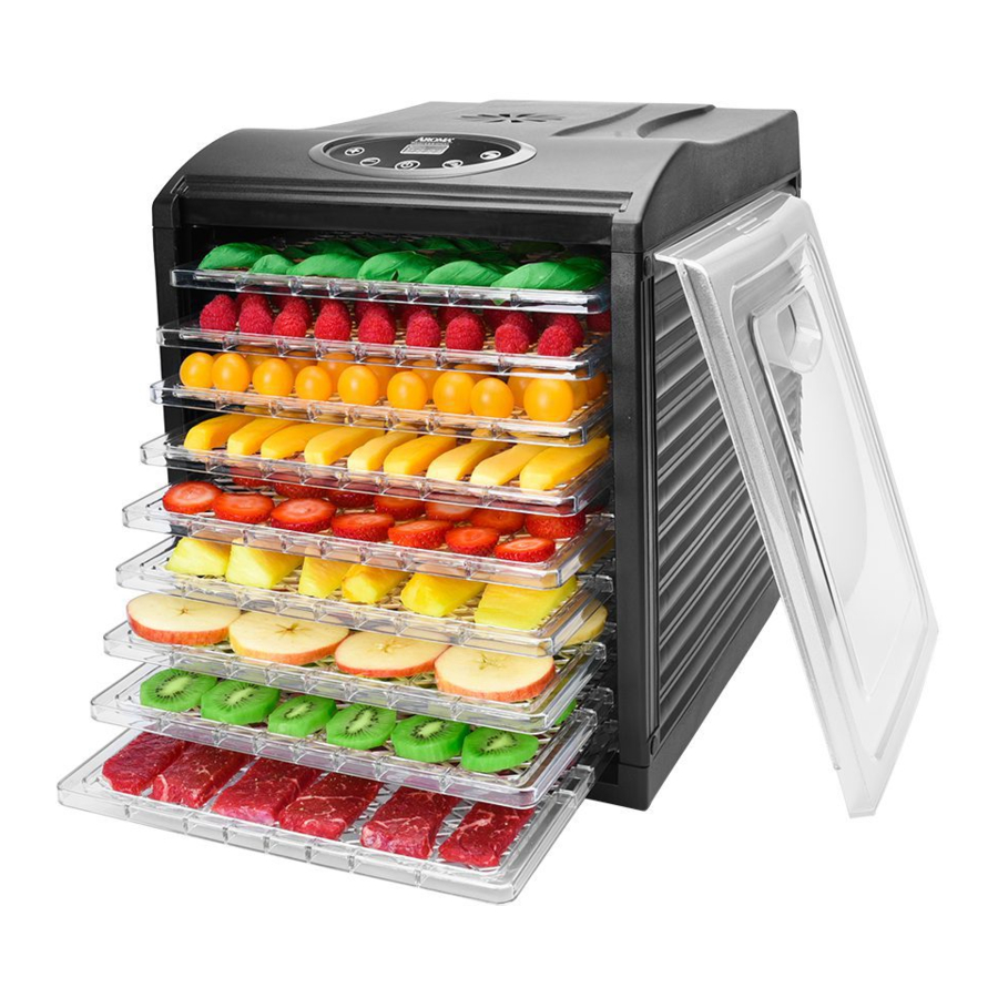 Aroma AFD-915BD - 9-Tray Digital Dehydrator Manual