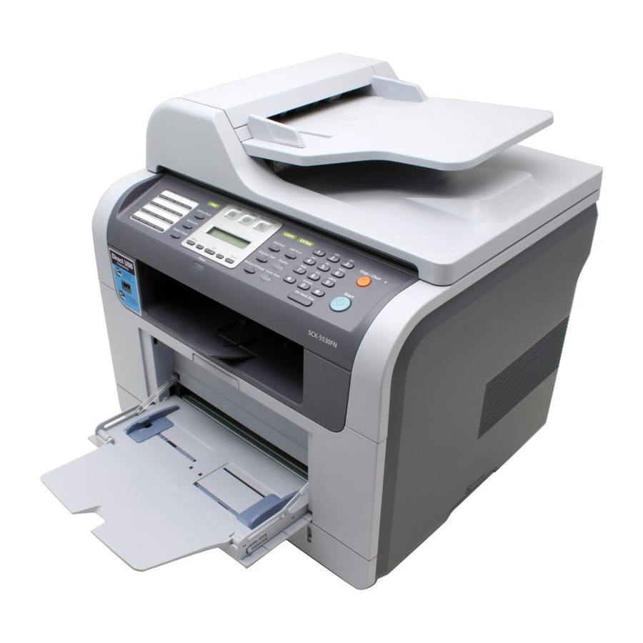 Samsung SCX 5530FN - Multifunction Printer/Copy/Scan/Fax,30PPM,18-3/ - x18 Manual Del Usuario